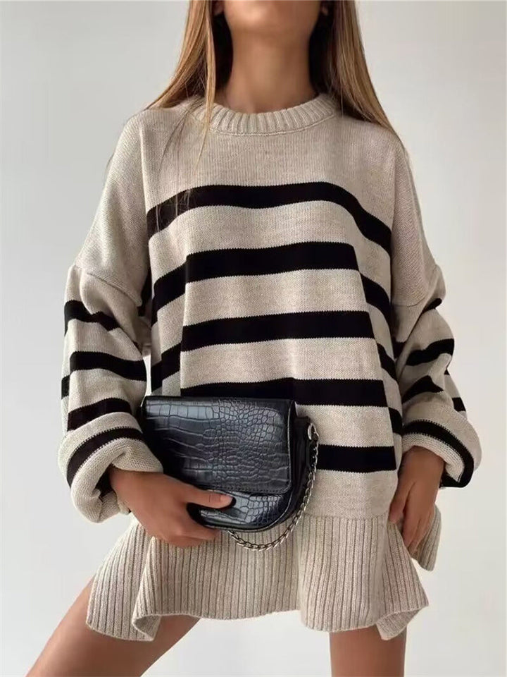 Aurelia Oversized Striped Sweater