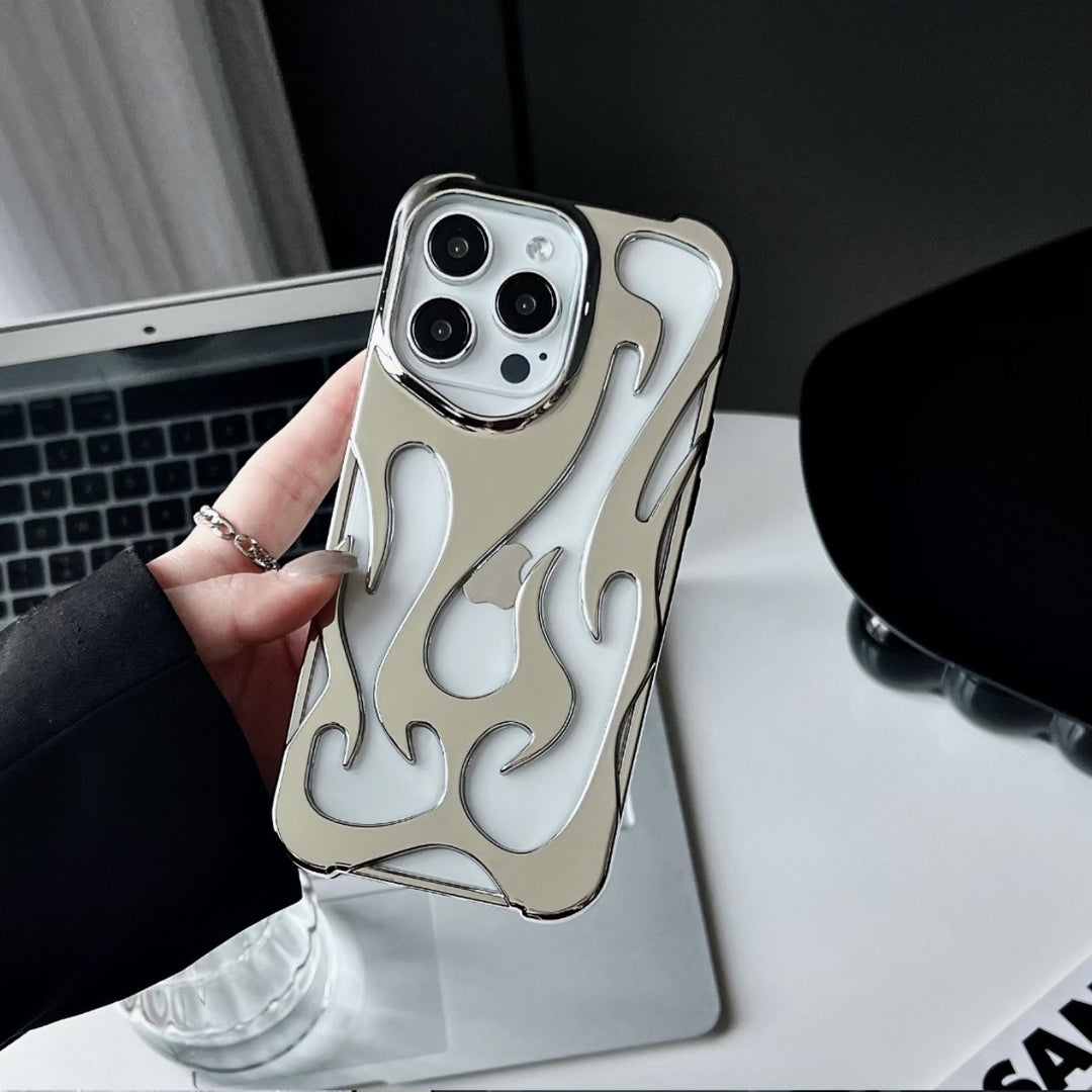 Metallic Flame iPhone Case