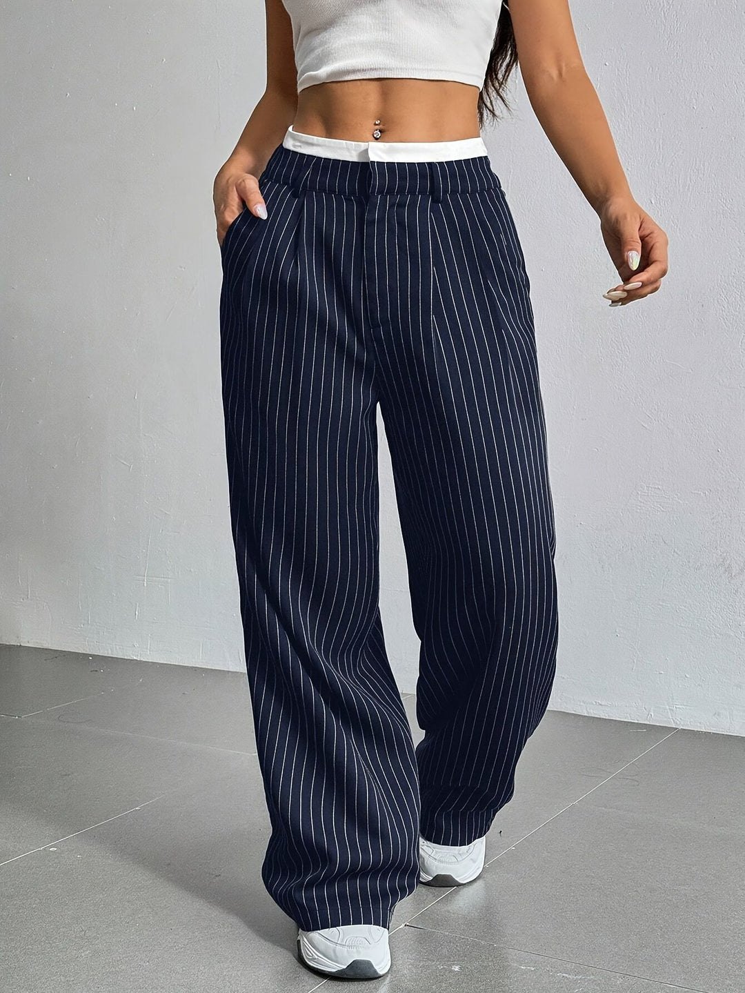 Selene Pinstripe Pants