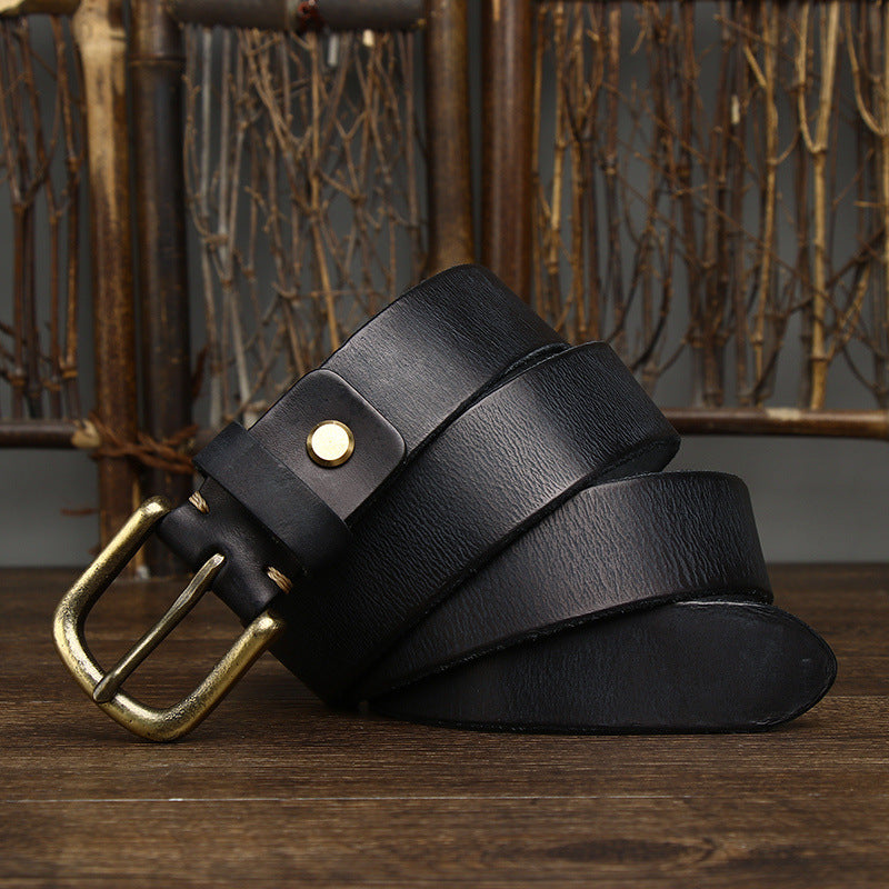 Marco Burnished Leather Belt