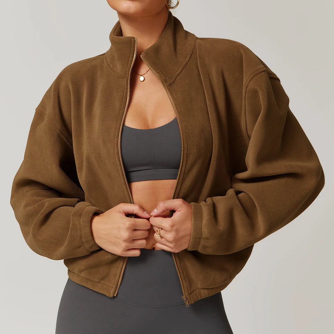 Amelia Fleece Zip Up Jacket