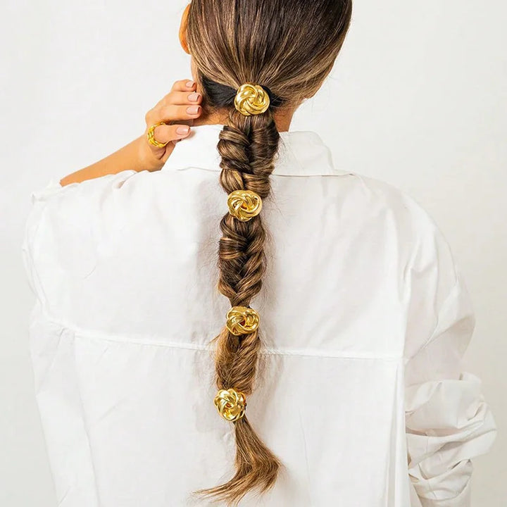 Golden Touch Hair Ties