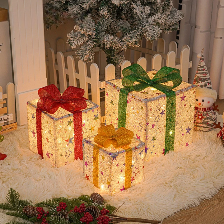 Light-Up Christmas Presents