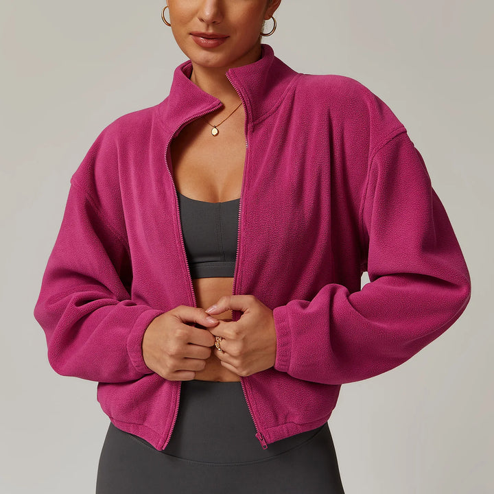 Amelia Fleece Zip Up Jacket