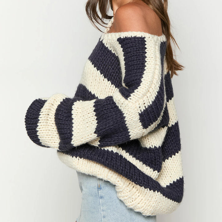 Endless Knit Striped Sweater